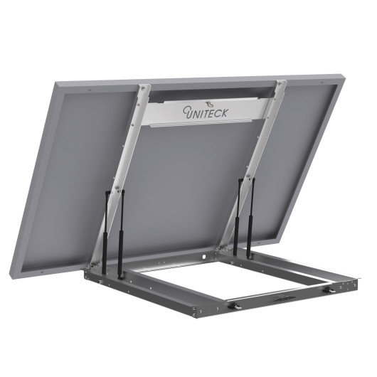 Support véhicule de loisirs inclinable Unifix 300.1 C Uniteck | Fixation panneau solaire van et fourgon