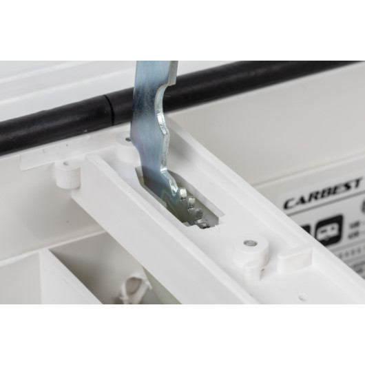 Power Vent 28 12 V Carbest | lanterneau 28x28 à ventilateur pour van, camping-car et fourgon |charnière