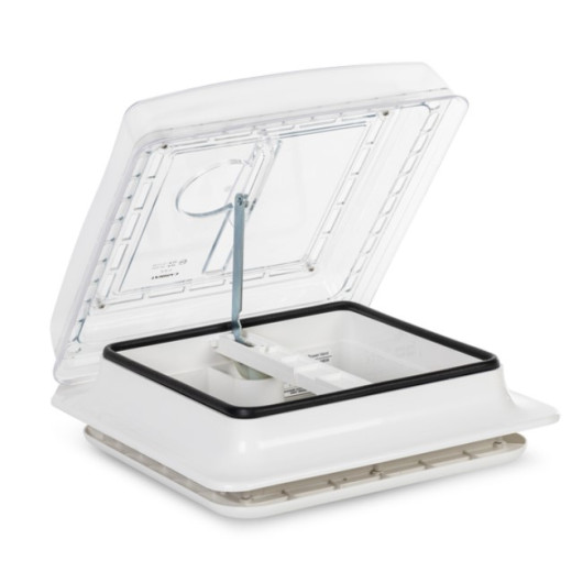 Power Vent 28 Carbest | lanterneau de van, fourgon et camping-car 28x28 cm transparent