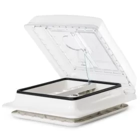 Power Vent 28 Carbest | lanterneau de van, fourgon et camping-car 28x28 cm transparent