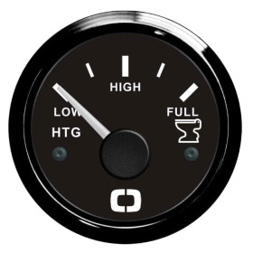 Jauge eaux usées 10/180 Ohm noir OSCULATI | Réservoir eaux usées | indicateur niveau bateau ou van