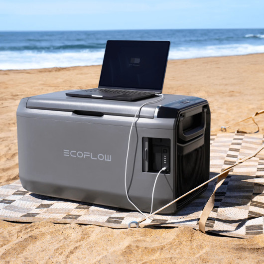 ECOFLOW Glacier Classic | 55 L + Extra batterie ala plage
