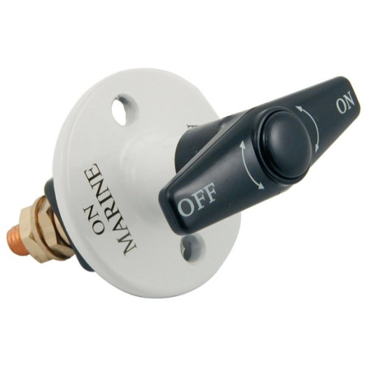 Coupe-batterie Soderep Ecans de 300 A pour bateau à voile & vedette | Coupe-circuit et coupe-batterie | Poignée Noire
