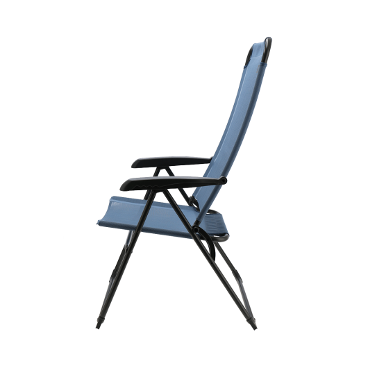 Chaise réglable Como - mobilier de camping de qualité pour van et fourgon - bleue