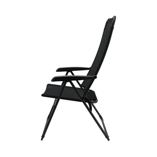 Chaise réglable Como - mobilier de camping de qualité pour van et fourgon - anthracite