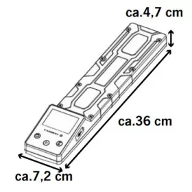 Pèse essieu 1500 kg Carbest - balance pour roue de caravane, remorque et camping-car