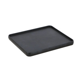 Grill pour réchaud à gaz - plaque réversible pour la cuisson en plein air - côté nervuré