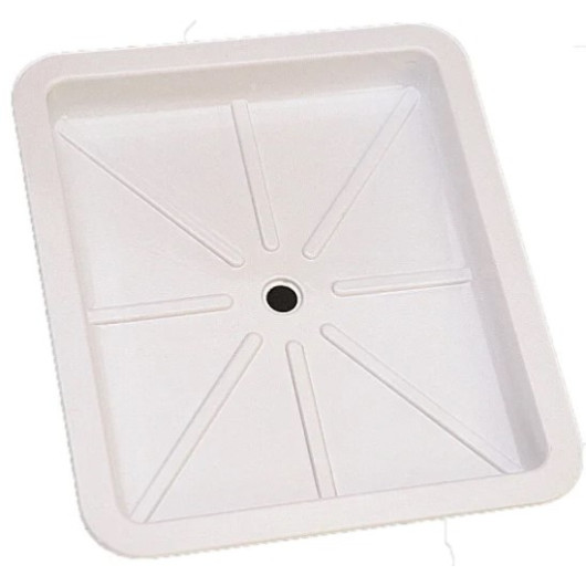Bac de douche 59 x 51 cm Chantal | receveur douche plastique pour fourgon, van et camping-car