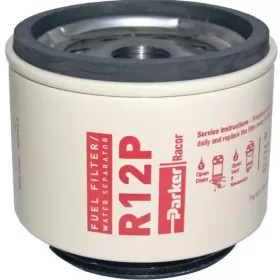 PARKER Cartouche pré-filtre gasoil 120 | R12S - R12P Cartouche pré-filtre gasoil R12P Parker | filtre de rechange pré-filtre moteur in-bord de bateau