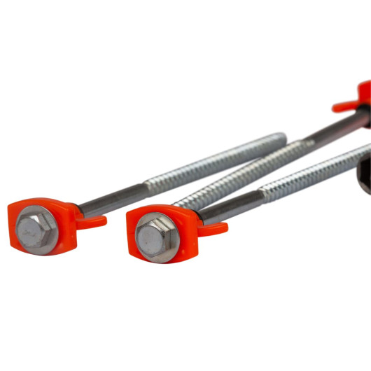 Lot de 20 piquets à visser - accessoires pour fixer auvent et tente - pratique
