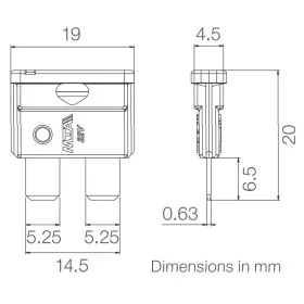 MTA Fusible uniVAL 1 à 40 A Fusible automobile UniVAL MTA | Circuit 12/24V en bateau et véhicule aménagé