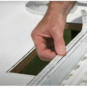 SIKA Sikalastomer 831E SIKA sikaLastomer 831 E, mastic d'étanchéité au butyle en rouleau : vu avec film de protection