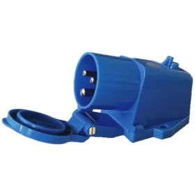 Socle P17 mâle de cloison Trigano | prise européenne 230V carrosserie de camping-car, van ou fourgon