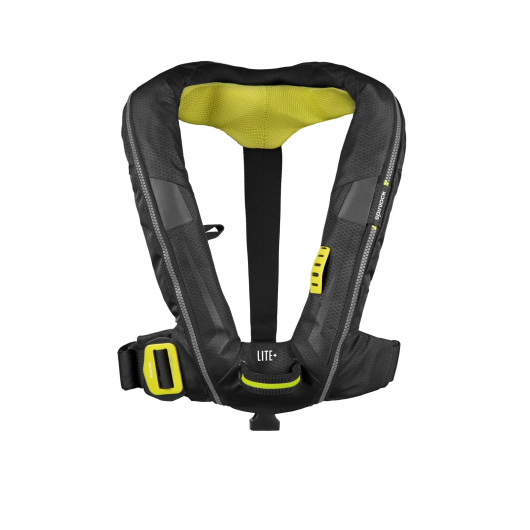 Gilet de sauvetage Spinlock Deckvest Lite + | Gilet automatique UML-5 | Noir de face