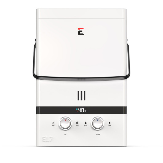 ECCOTEMP Luxé 7 LPM - chauffe-eau portable gaz - face