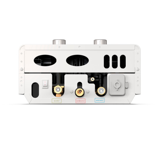 ECCOTEMP Luxé 7 LPM - chauffe-eau portable gaz - dessous