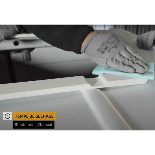 SIKA Aktivator 205, promoteur d'adhérence, préparation surface Sikaflex, Sikasil : vu application