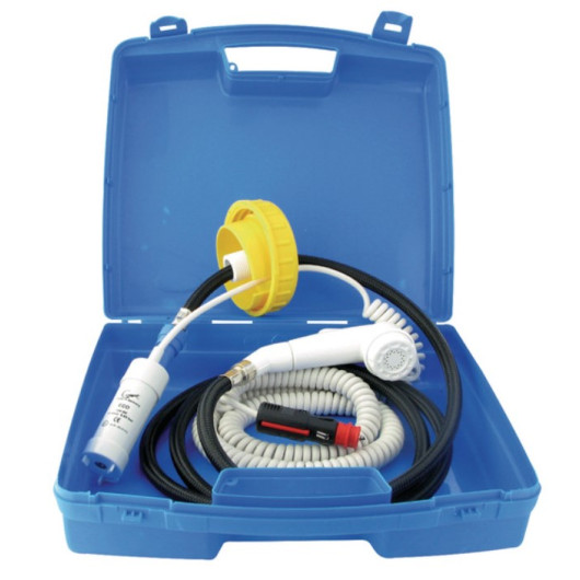 Kit douche 12 V jerrican DIN96 Comet | douche nomade pour van, fourgon aménagé et camping |tout inclus