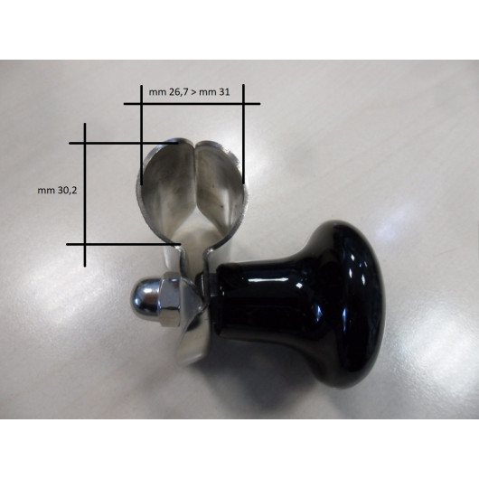 Pommeau de volant Osculati | Volant & barre à roue accessoire pour bateau ou camping-car dimensions