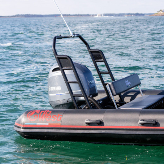 Roll-bar Sniper MATC Thermolaqué noir - Roll bar & arceau pour bateau à moteur