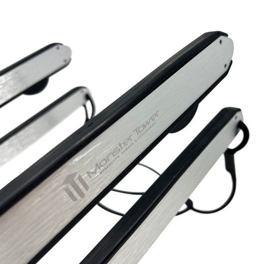 Rack Wakeboard + Surf Roll-bar Monster Tower | T-top, anneau de traction & arceau|équipement bateau alumunium