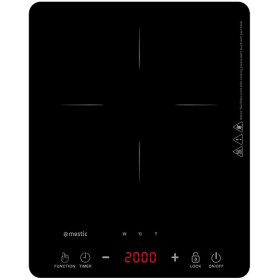 MESTIC Plaque de cuisson induction MIC-120 Plaque de cuisson MIC-120 - équipement performant pour van et fourgon - face allumé