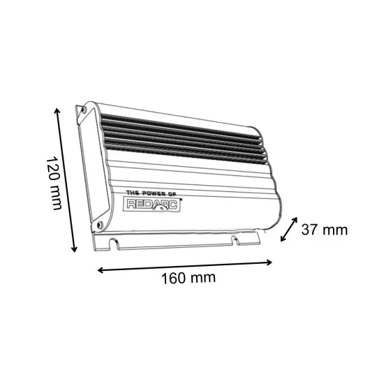 REDARC BCDC 1225D dimensions