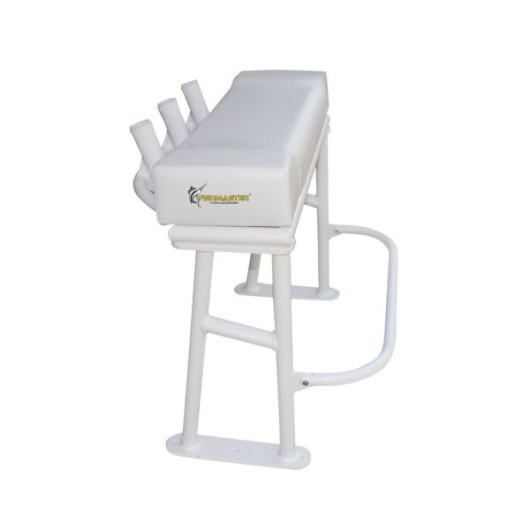 Fishmaster leaning post original - équipement de pont pour la pêche sportive - aluminium