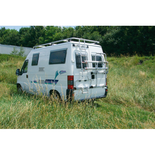 Porte-vélos pour fourgon Ducato / Boxer / Jumper & Sprinter entre 1994 et 2006 | en position replié