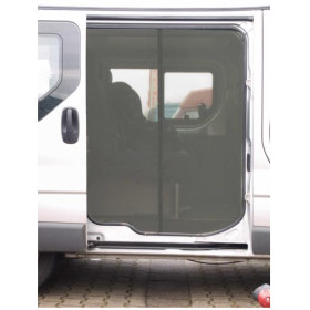 Moustiquaire CARBEST porte latérale Trafic 3 | Anti-insectes pour fourgon et van aménagé - avec zip extérieur