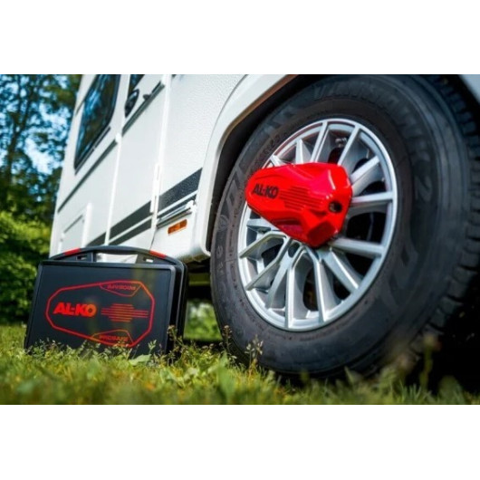Prosafe AL-KO - sabot de roue pour caravane et remorque - rouge