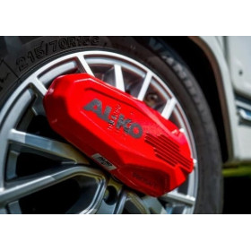 Prosafe AL-KO - sabot de roue pour caravane et remorque - rouge