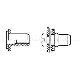 Ecrous à river aveugles BN 4574 Tubtara en aluminium | Rivets aveugle aluminium
