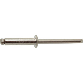 Rivet tête plate 6,4 mm Marinox tout inox A4 | Rivet pop acier inoxydable