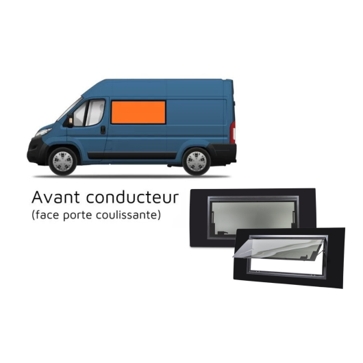 Fenêtre Ducato - emplacement carosserie gauche