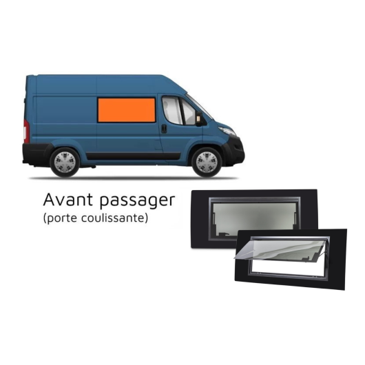 Fenêtre Ducato - emplacement carrosserie droite