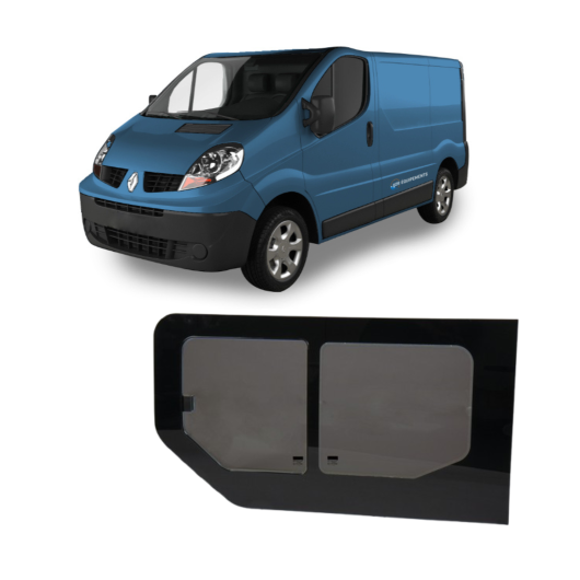 Baie latérale & arrière - fenêtre pour Trafic 2 - fourgon