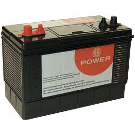 Batterie plomb 12 V | 110 Ah AB POWER - Batterie mixte démarrage et servitude pour bateau ou van