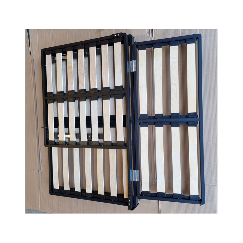 Lit dépliable avec sommier pour VW T7 Multivan Reimo | couchage fourgon ...