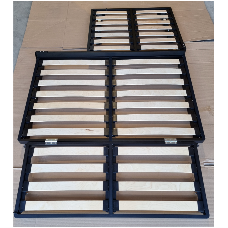 Lit dépliable avec sommier pour VW T7 Multivan Reimo | couchage fourgon ...