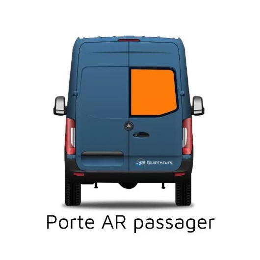 Baie Sprinter III - fenêtre fixe pour porte arrière de fourgon - côté passager