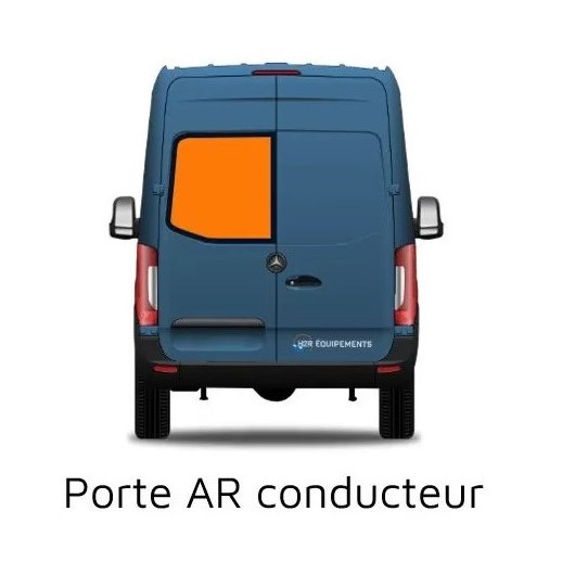 Baie Sprinter III - fenêtre fixe pour porte arrière de fourgon - côté conducteur