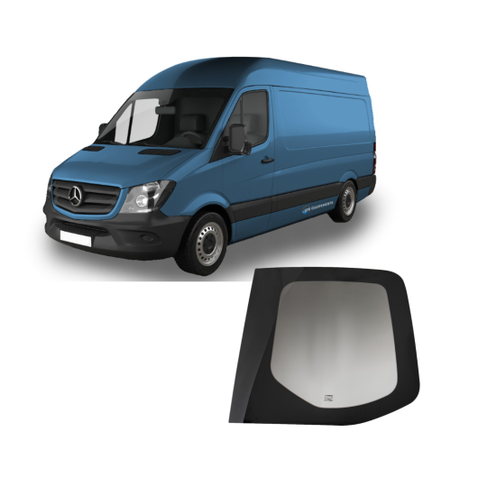 Baie Sprinter III - fenêtre fixe pour porte arrière de fourgon - véhicule