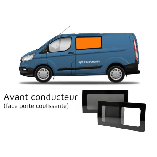 CARBEST Baie latérale & arrière | Custom V710 - emplacement véhciule avant conducteur