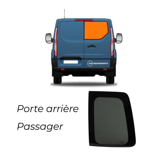CARBEST Baie latérale & arrière | Custom V710 - emplacement véhicule double porte arrière pasager