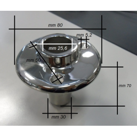 Support de passerelle inox 25 mm pour bateau Osculati | Passerelle & rampe