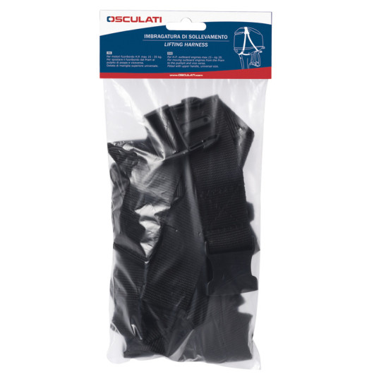 Sangle harnais porte-moteur hors-bord des annexes de bateau OSCULATI emballage