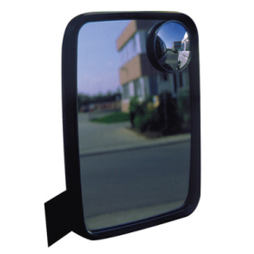 Glace d'angle mort à coller pour camping-car, fourgon  | miroir, loupe, lentille sécurité caravane