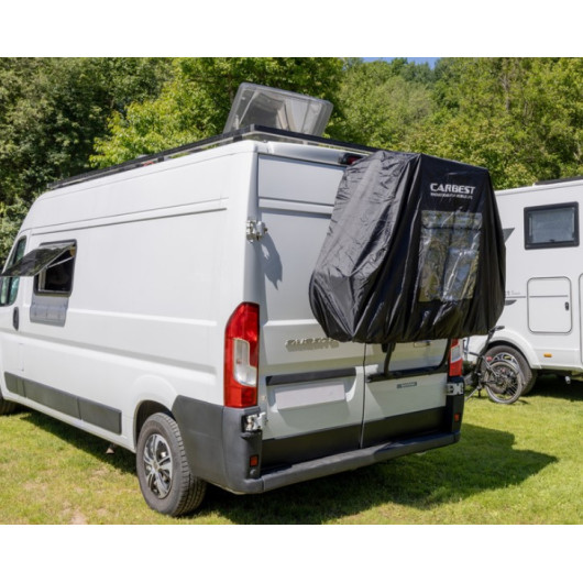 Housse pour vélos Carbest | Protection 2 à 4 vélos pour camping-car | avec poche pour panneau