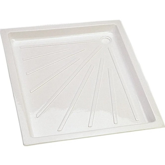 Bac à douche 500 x 500 mm  Soltherm | Compact et robuste pour fourgon aménagé